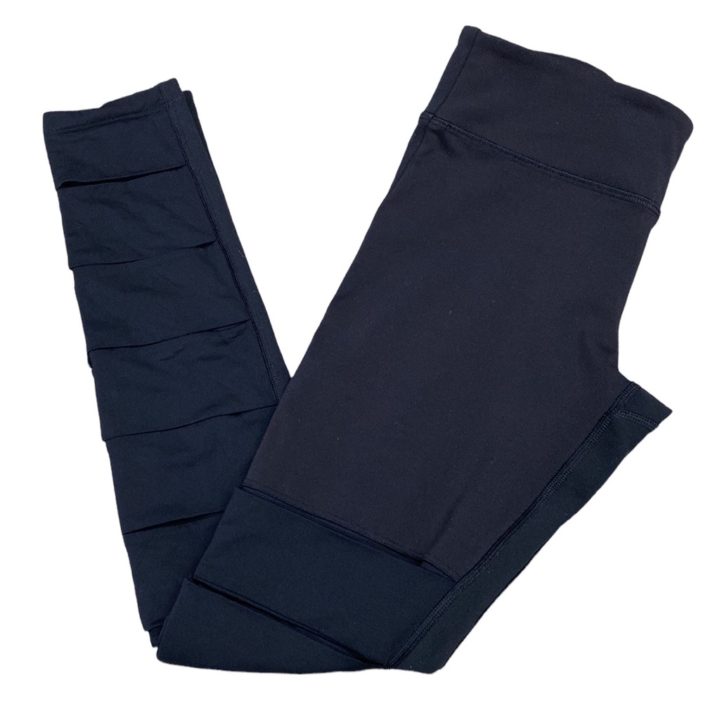 Ivivva By lululemon athletica, Layered Tights Leggings, mesh behind, Bla…